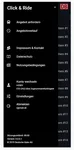 Click&Ride: Menu (dark-Mode)
